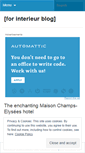 Mobile Screenshot of forinterieur.wordpress.com