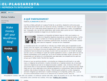 Tablet Screenshot of elplagiarista.wordpress.com