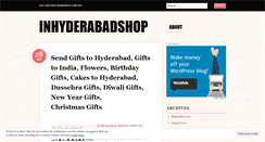 Desktop Screenshot of inhyderabadshop.wordpress.com