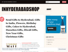 Tablet Screenshot of inhyderabadshop.wordpress.com