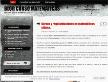 Tablet Screenshot of matematicascurso.wordpress.com
