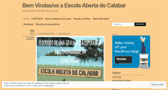Desktop Screenshot of escolabertadocalabar.wordpress.com