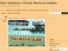 Tablet Screenshot of escolabertadocalabar.wordpress.com