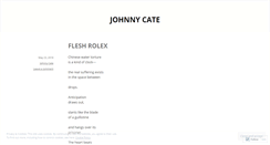 Desktop Screenshot of johnnycate.wordpress.com