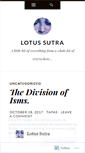 Mobile Screenshot of lotussutra.wordpress.com