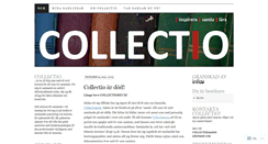 Desktop Screenshot of collectio.wordpress.com