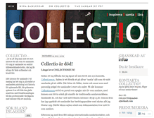 Tablet Screenshot of collectio.wordpress.com