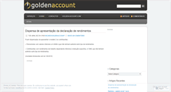 Desktop Screenshot of goldenaccount.wordpress.com