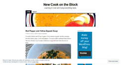 Desktop Screenshot of newcookontheblock.wordpress.com