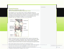 Tablet Screenshot of orthopaedischeerkrankungen.wordpress.com