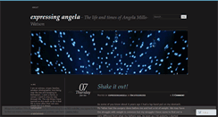 Desktop Screenshot of expressingangela.wordpress.com