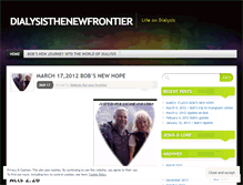 Tablet Screenshot of dialysisthenewfrontier.wordpress.com