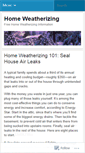 Mobile Screenshot of homeweatherizing.wordpress.com