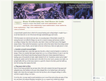 Tablet Screenshot of homeweatherizing.wordpress.com