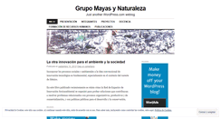 Desktop Screenshot of mayasynaturaleza.wordpress.com