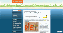 Desktop Screenshot of buydietsolutionprogram.wordpress.com