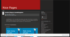 Desktop Screenshot of nicepages.wordpress.com