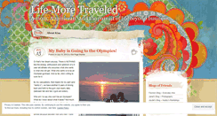 Desktop Screenshot of lifemoretraveled.wordpress.com