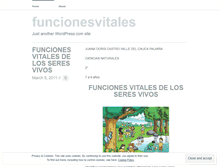 Tablet Screenshot of funcionesvitales.wordpress.com