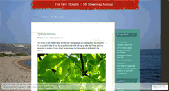 Desktop Screenshot of freeflowthoughts.wordpress.com