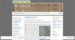 Desktop Screenshot of gabilutza.wordpress.com