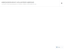 Tablet Screenshot of abroaderview.wordpress.com