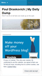 Mobile Screenshot of pdrasko.wordpress.com