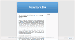 Desktop Screenshot of merketing.wordpress.com