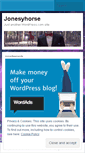 Mobile Screenshot of jonesyhorseblog.wordpress.com