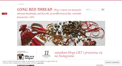 Desktop Screenshot of longredthread.wordpress.com