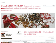 Tablet Screenshot of longredthread.wordpress.com