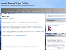 Tablet Screenshot of josephcaldara.wordpress.com
