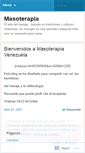 Mobile Screenshot of masajevenezuela.wordpress.com