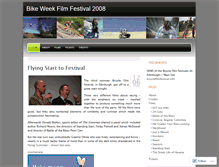 Tablet Screenshot of bikeweekfilmfestival2008.wordpress.com