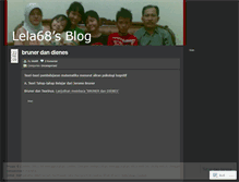 Tablet Screenshot of lela68.wordpress.com