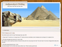 Tablet Screenshot of andjaswahyu.wordpress.com