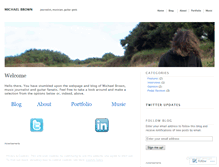 Tablet Screenshot of michaelbrown89.wordpress.com