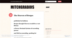 Desktop Screenshot of mitchgrabois.wordpress.com