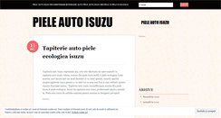 Desktop Screenshot of pieleautoisuzu.wordpress.com.pieleautoisuzu.wordpress.com