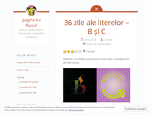 Tablet Screenshot of florinf.wordpress.com