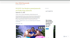 Desktop Screenshot of bangbrospasswords.wordpress.com