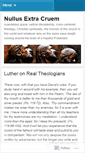 Mobile Screenshot of nullusextracruem.wordpress.com