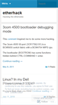 Mobile Screenshot of etherhack.wordpress.com