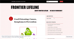 Desktop Screenshot of frontierlifeline.wordpress.com