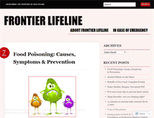 Tablet Screenshot of frontierlifeline.wordpress.com