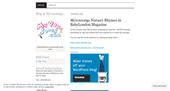 Desktop Screenshot of myvoxsongs.wordpress.com