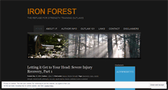 Desktop Screenshot of ironforestoutlaws.wordpress.com