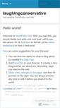 Mobile Screenshot of laughingconservative.wordpress.com