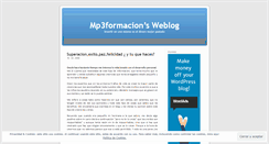 Desktop Screenshot of mp3formacion.wordpress.com