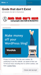 Mobile Screenshot of godsthatdontexist.wordpress.com